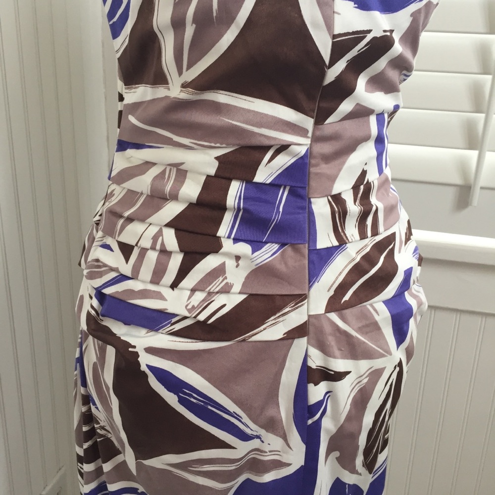 Suzi Chin for Maggie Boutique Ruched-Waist Dress - Picture 4 of 6